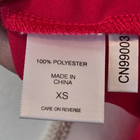 WOMEN'S NEW YORK & COMPANY PINK BLOUSE SIZE XS NWT - Picture 8 of 10